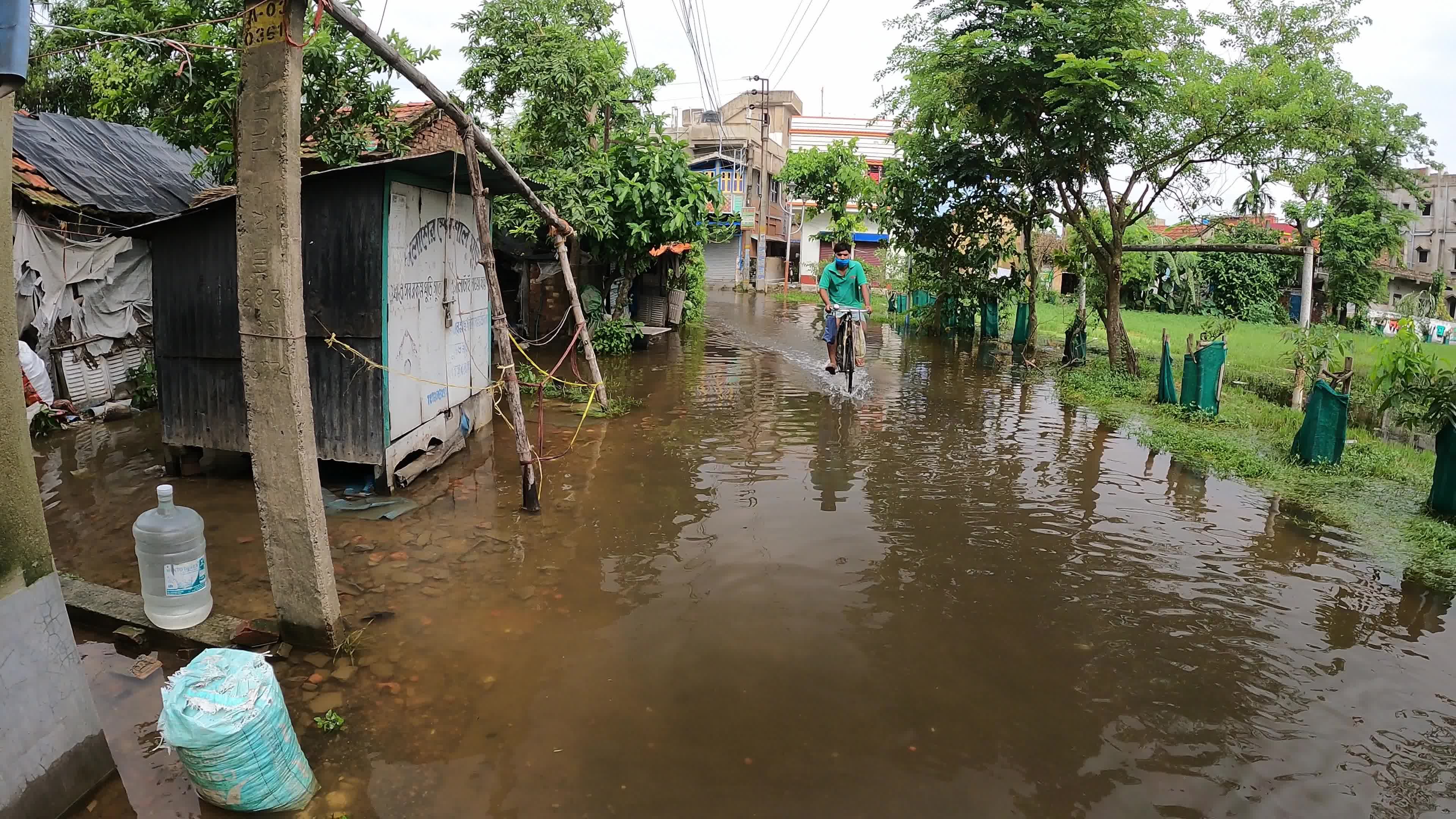 Monsoon rains in India