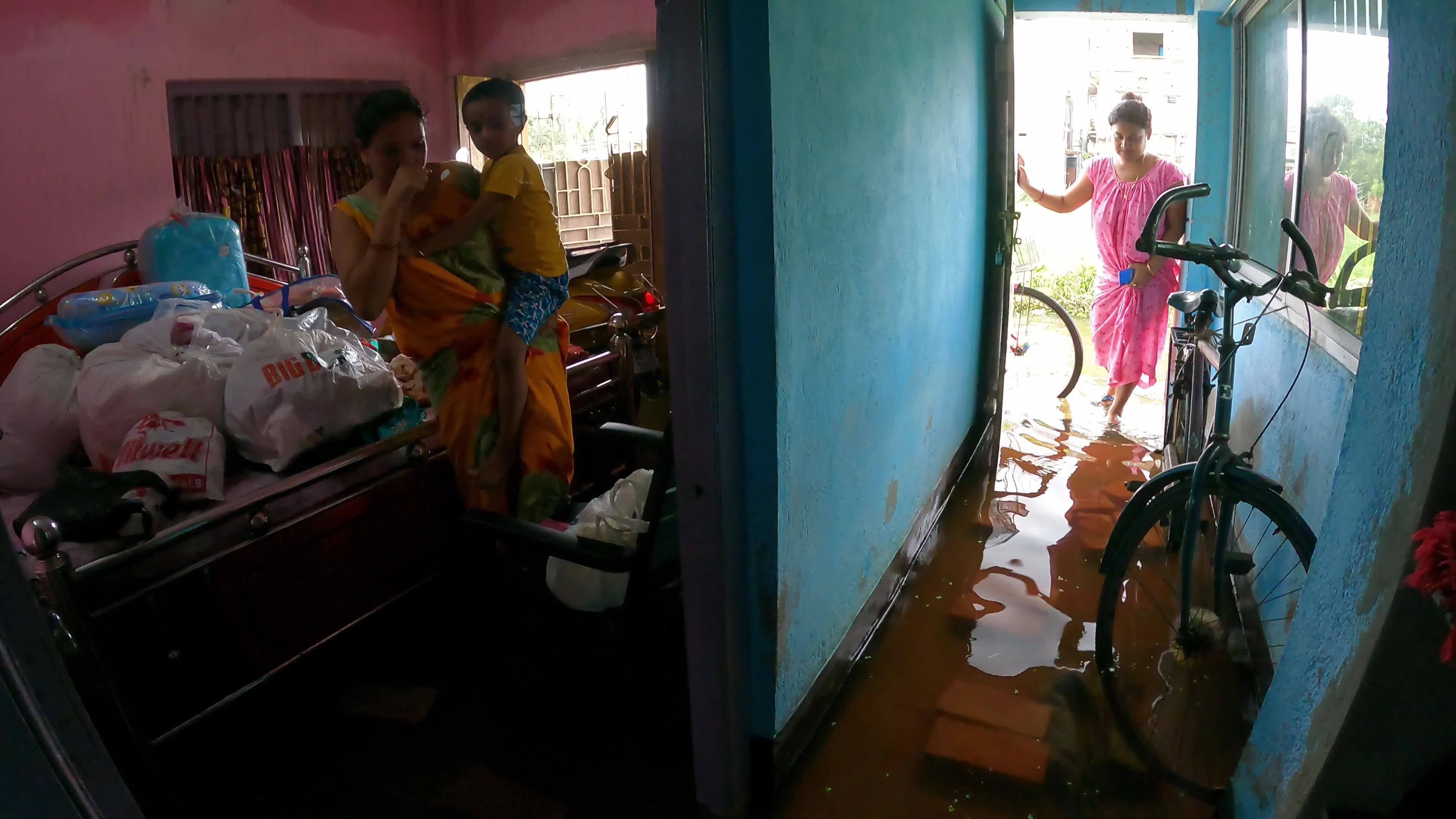 Monsoon rains in India