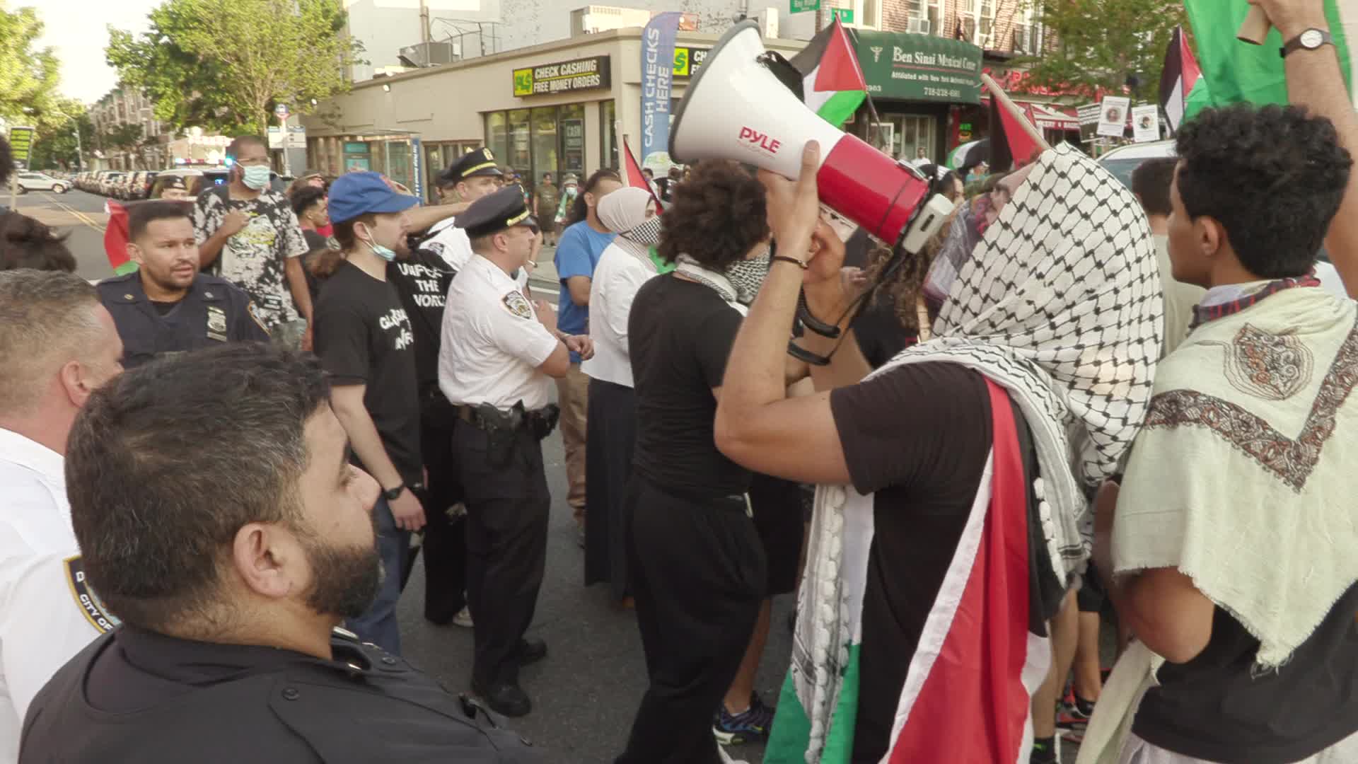 Demonstration In Support of Palestine in New York