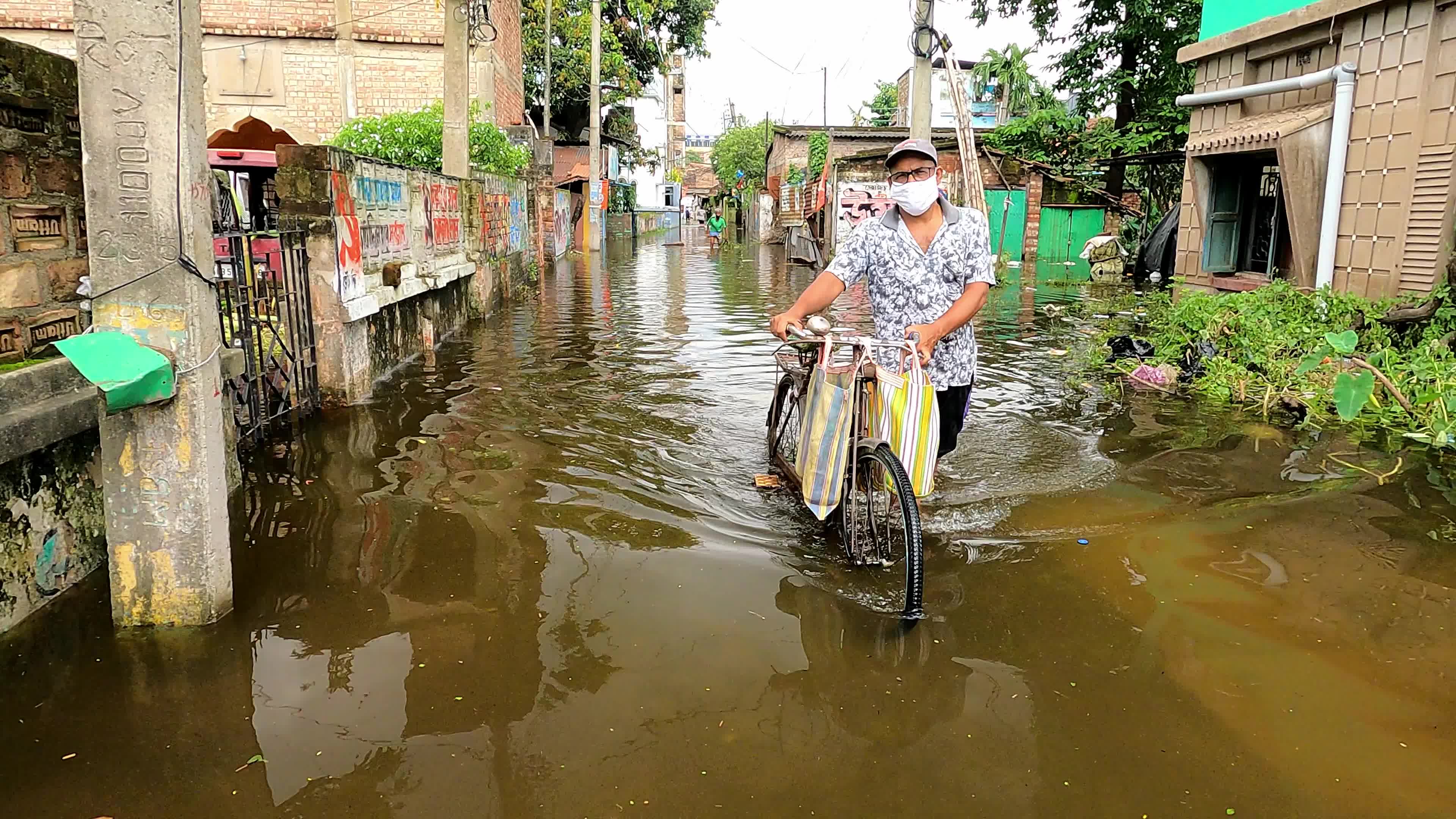 Monsoon rains in India