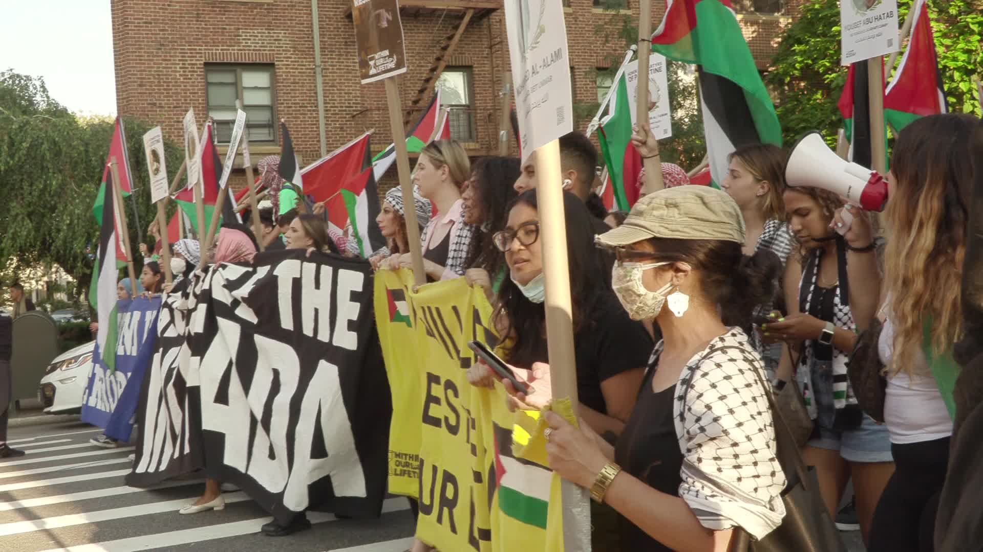 Demonstration In Support of Palestine in New York