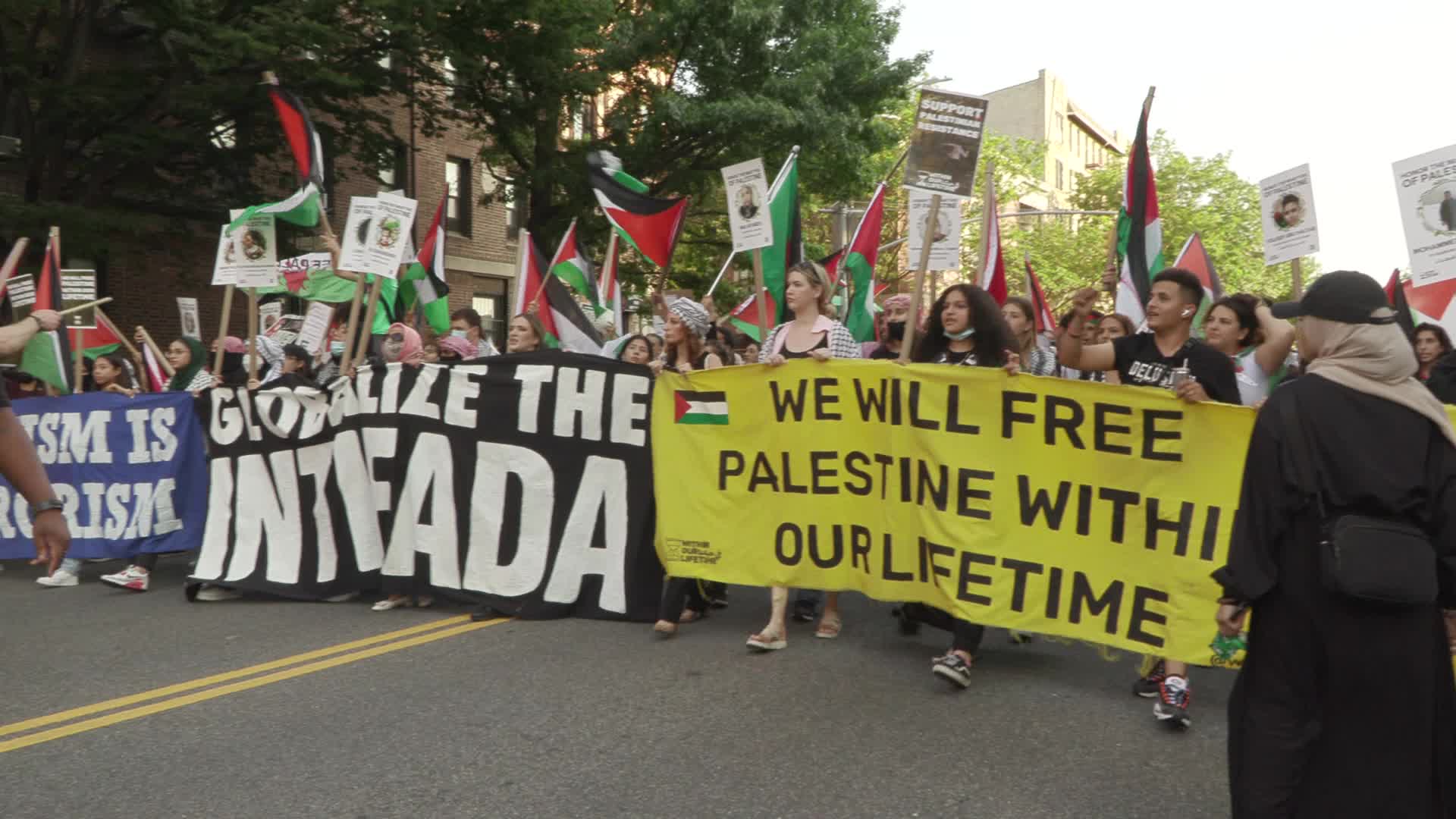 Demonstration In Support of Palestine in New York
