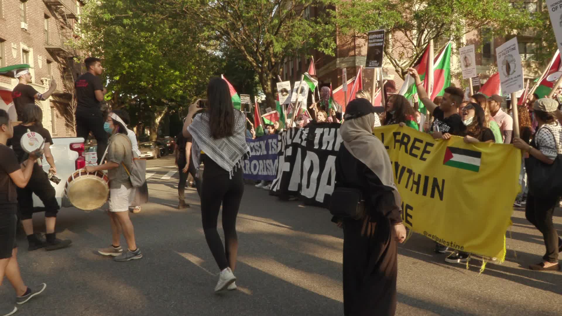 Demonstration In Support of Palestine in New York