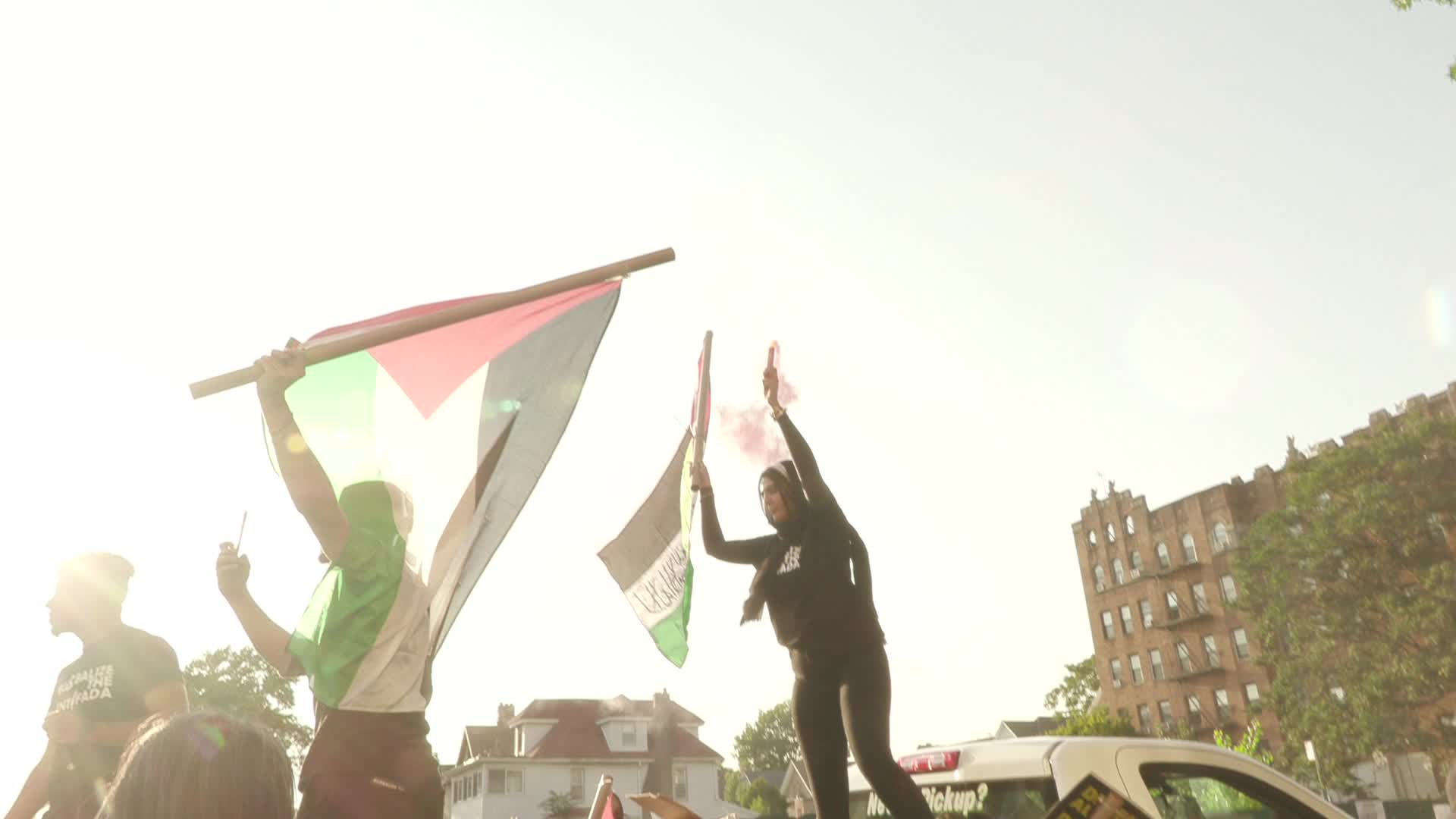Demonstration In Support of Palestine in New York
