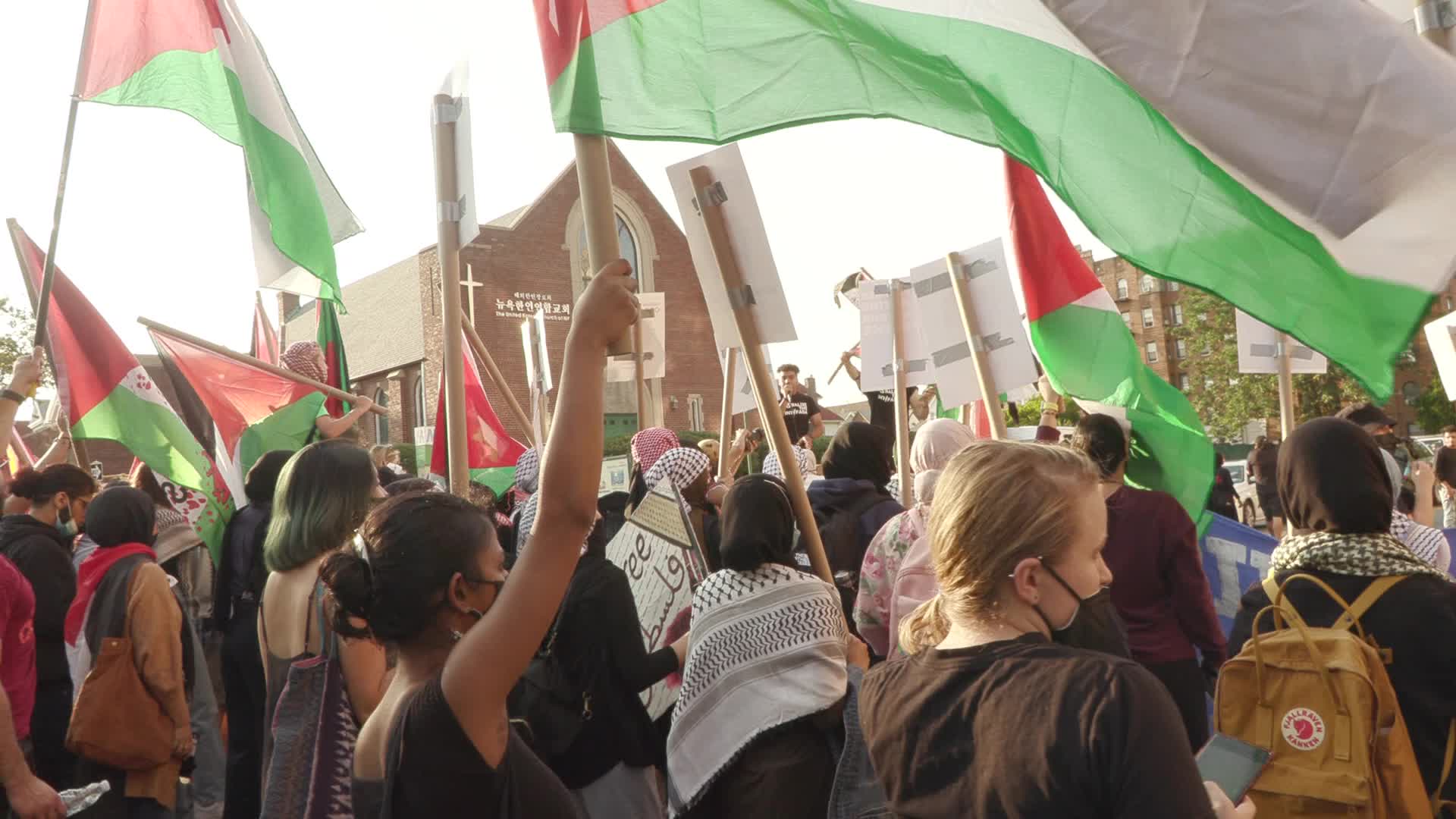 Demonstration In Support of Palestine in New York
