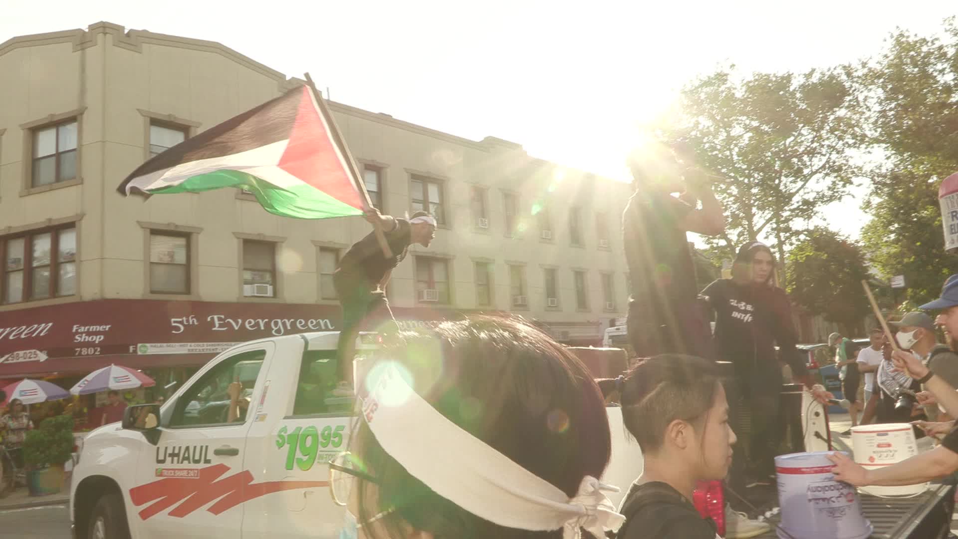 Demonstration In Support of Palestine in New York