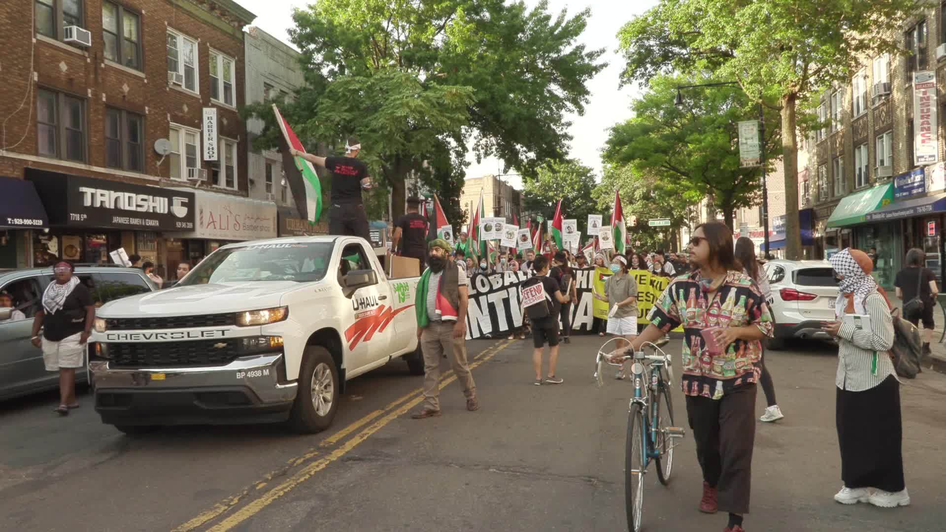 Demonstration In Support of Palestine in New York