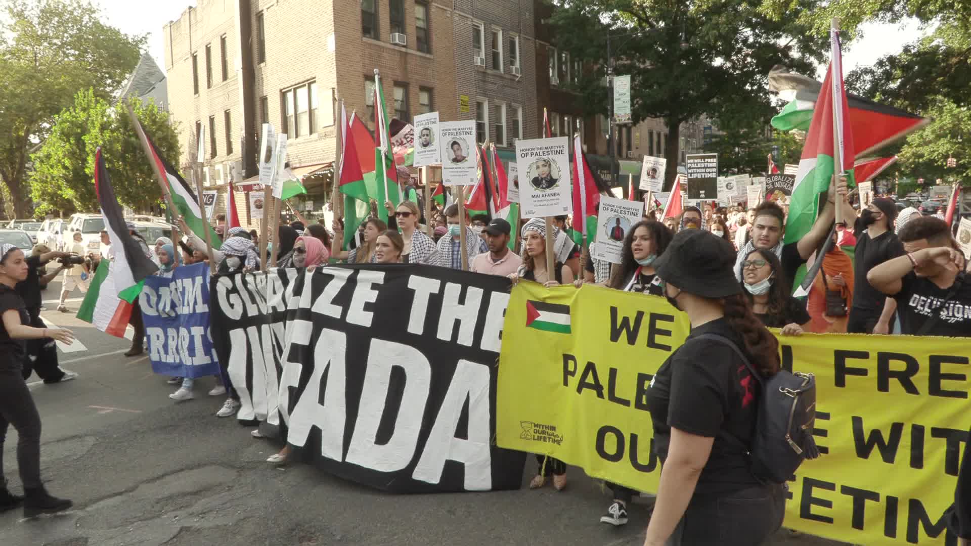 Demonstration In Support of Palestine in New York