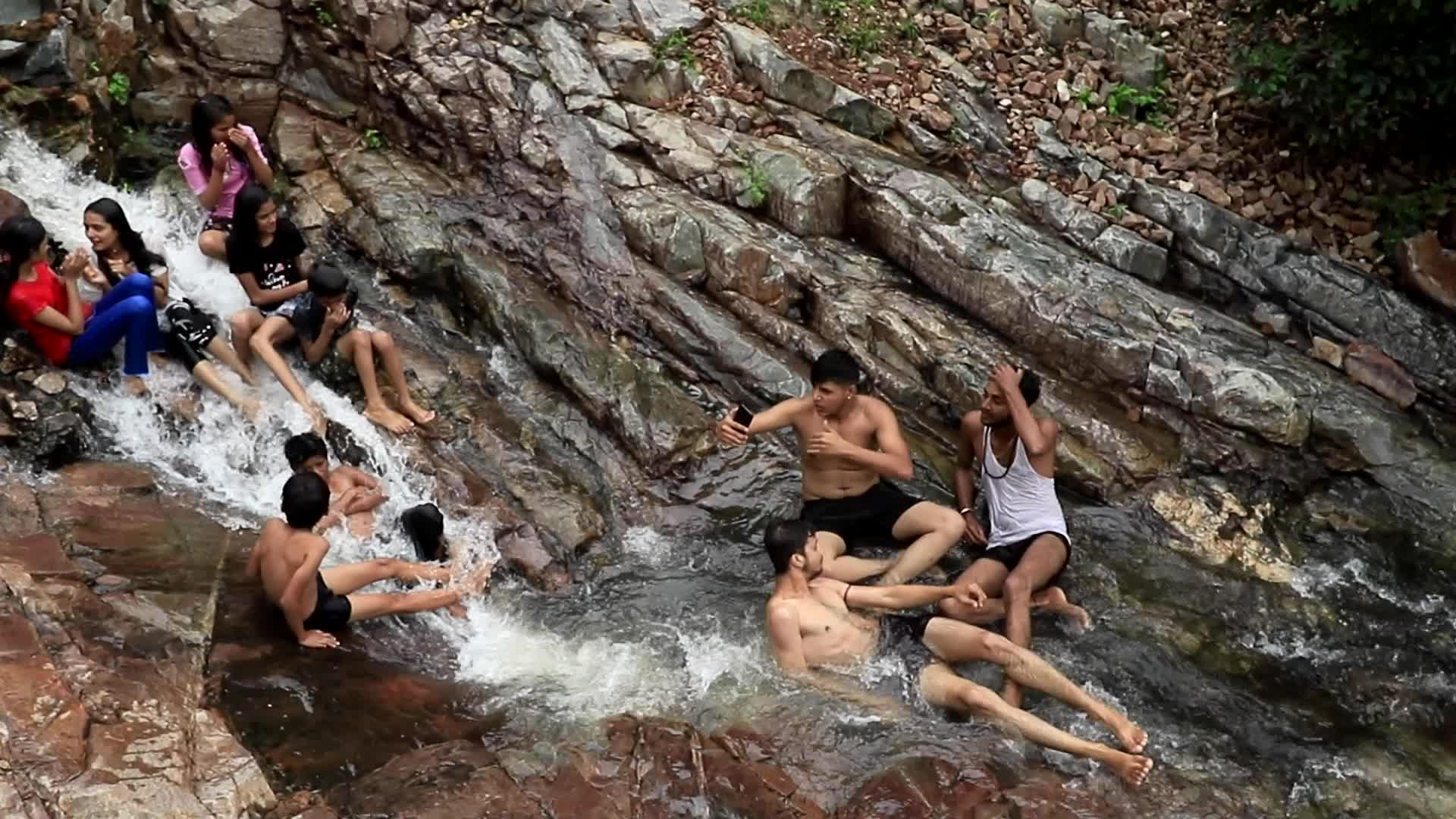Prabhatpuri Ka Khola Waterfall In Jaipur
