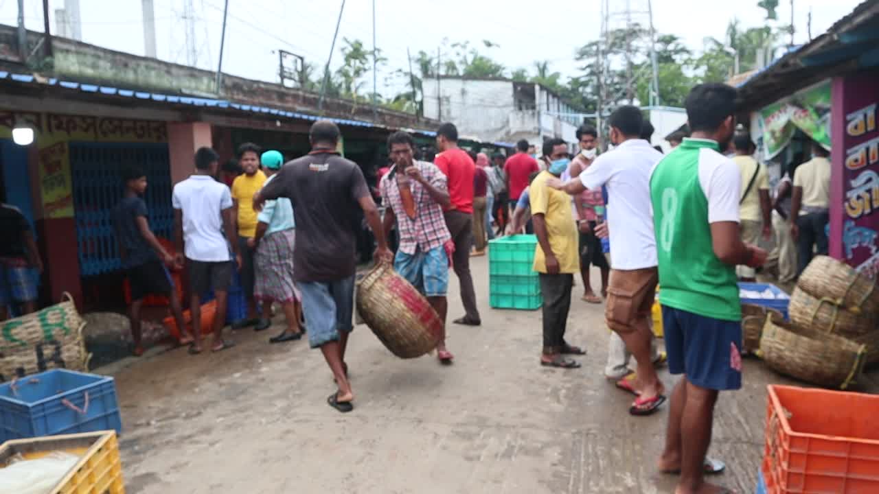 Hilsa fishing during the monsoon season in India