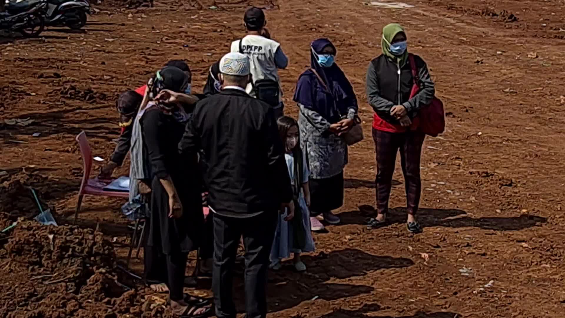 Funeral for Covid-19 victims in Indonesia