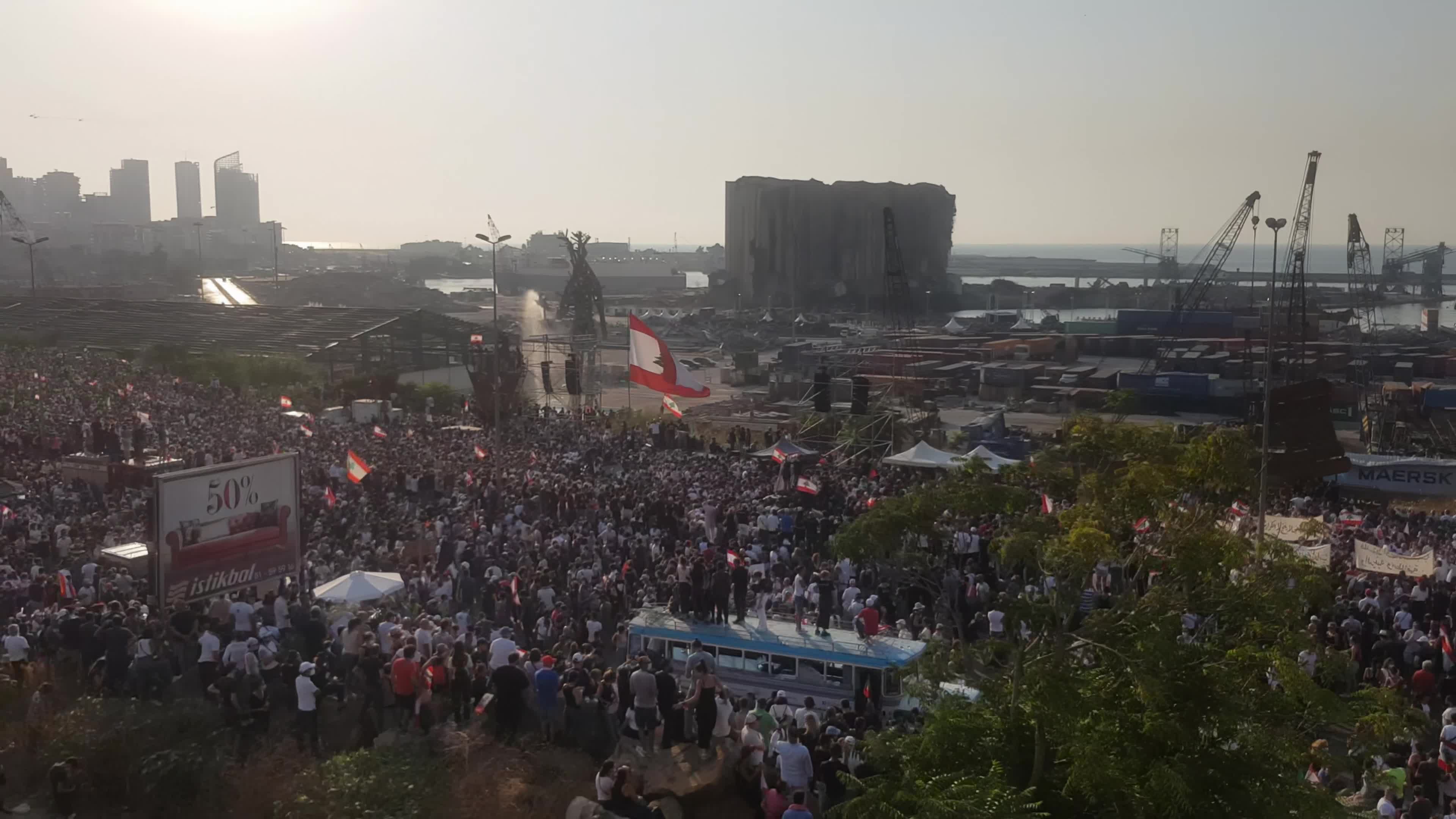 Lebanese mark a year since Beirut's Port explosion