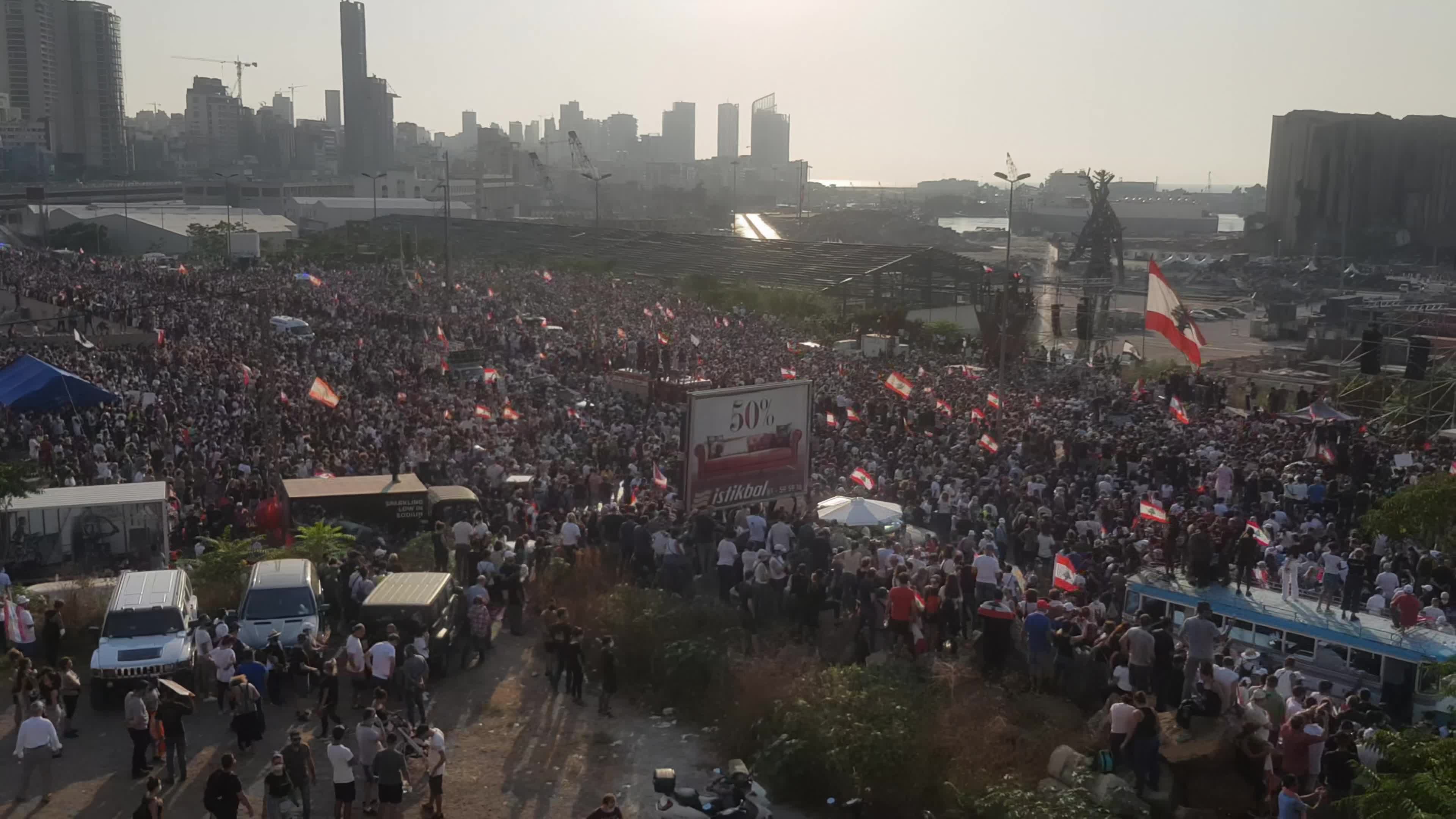 Lebanese mark a year since Beirut's Port explosion