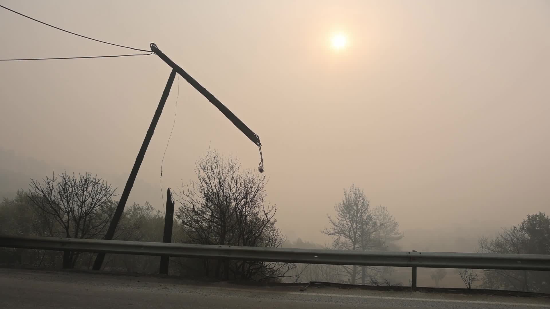 Wildfire in Evia, Greece