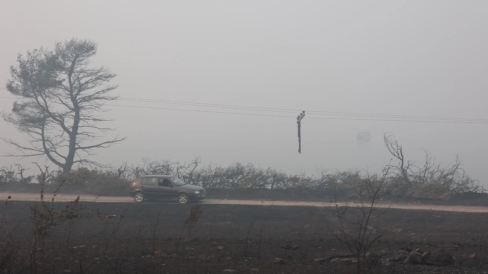 Wildfire in Evia, Greece