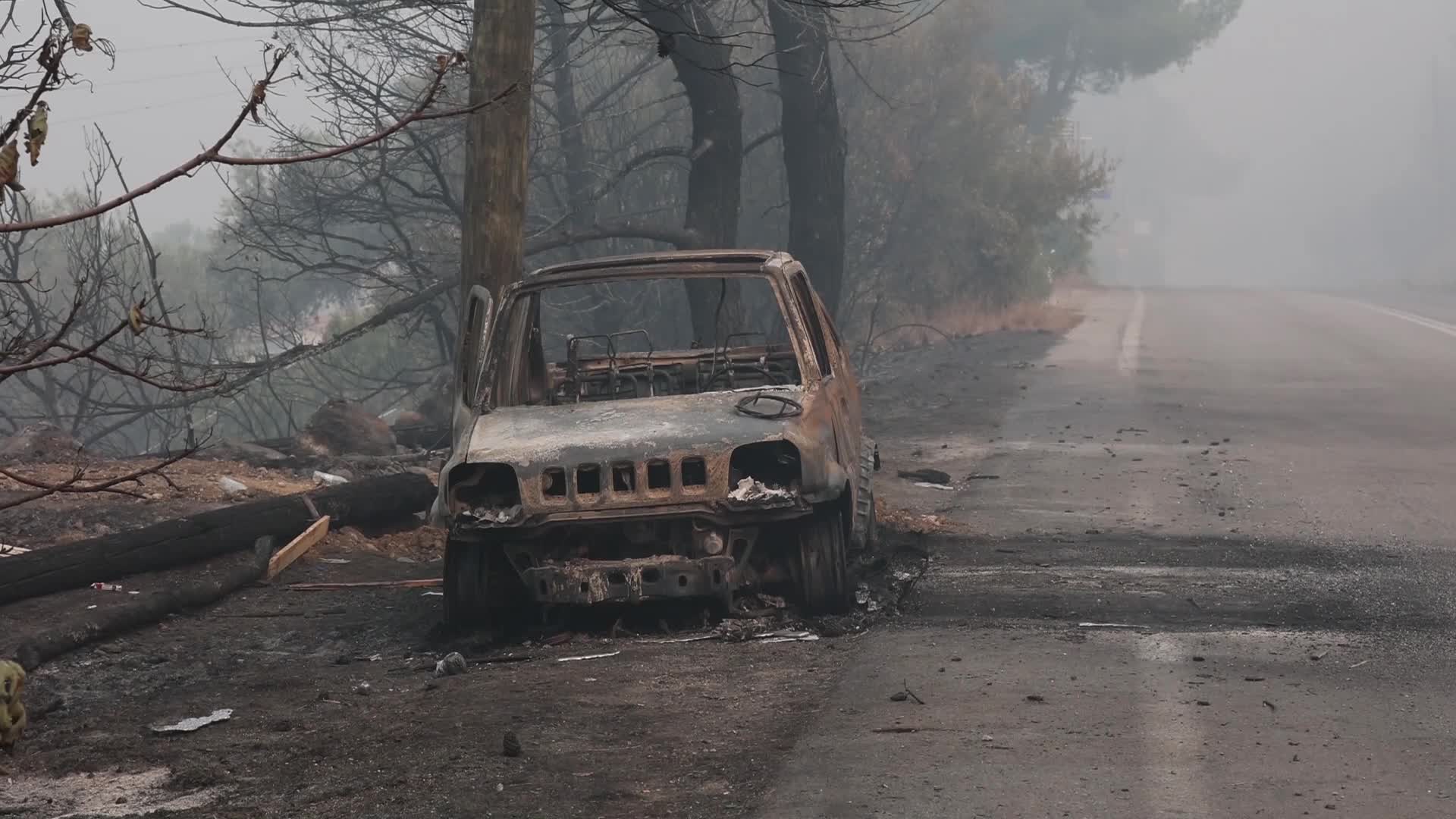 Wildfire in Evia, Greece