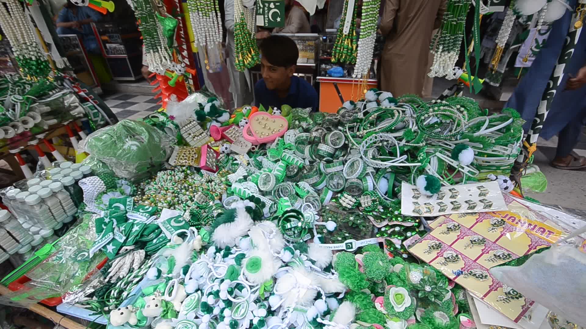 Preparation to Pakistan Independence Day Celebration 2021