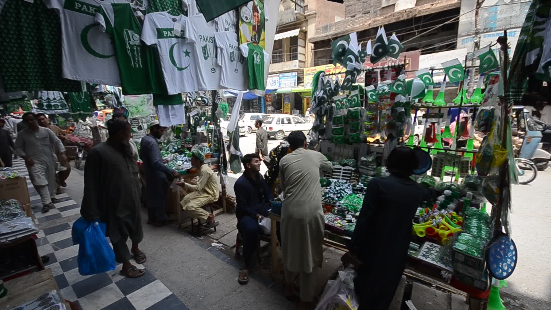 Preparation to Pakistan Independence Day Celebration 2021