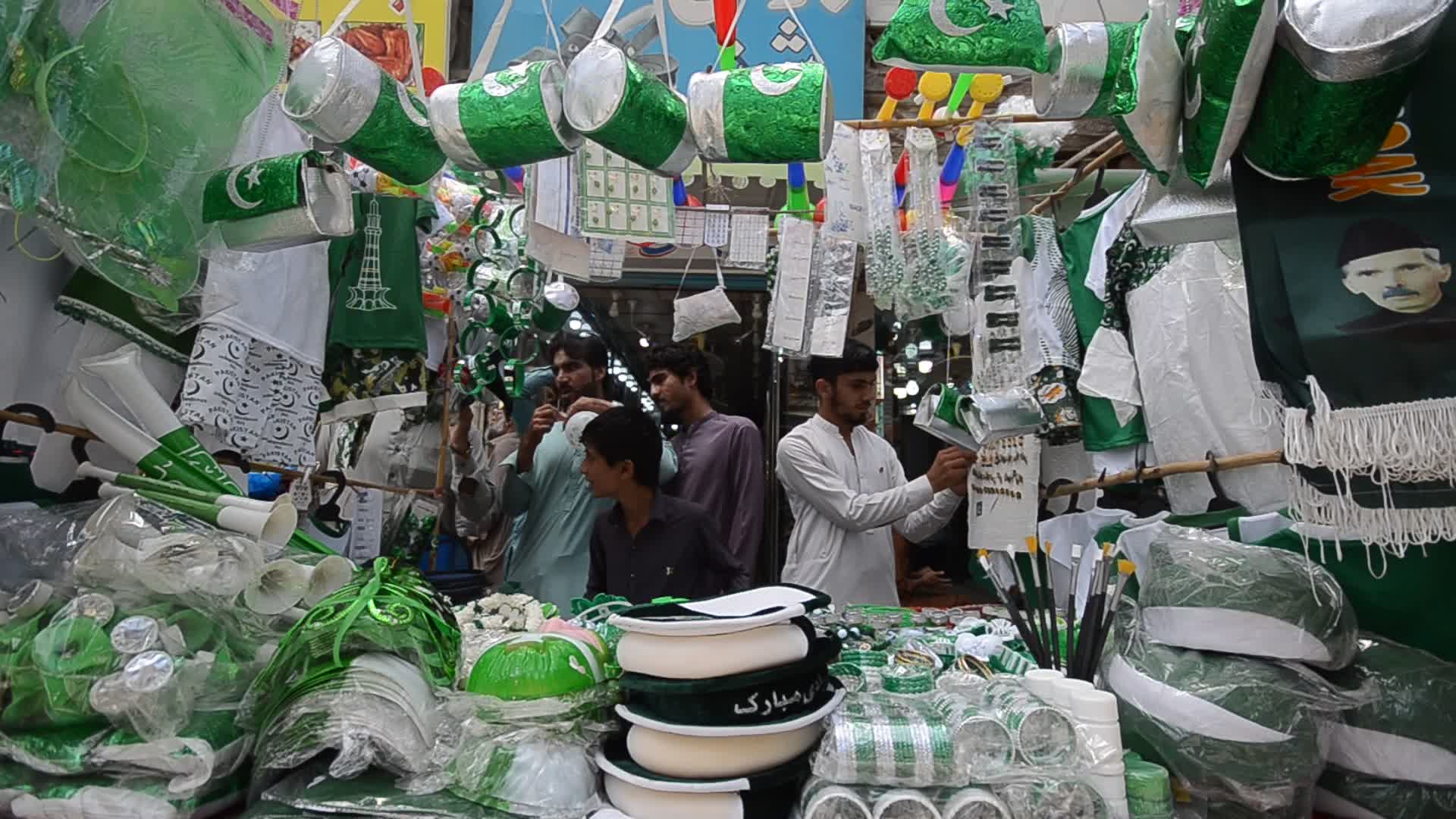 Preparation to Pakistan Independence Day Celebration 2021