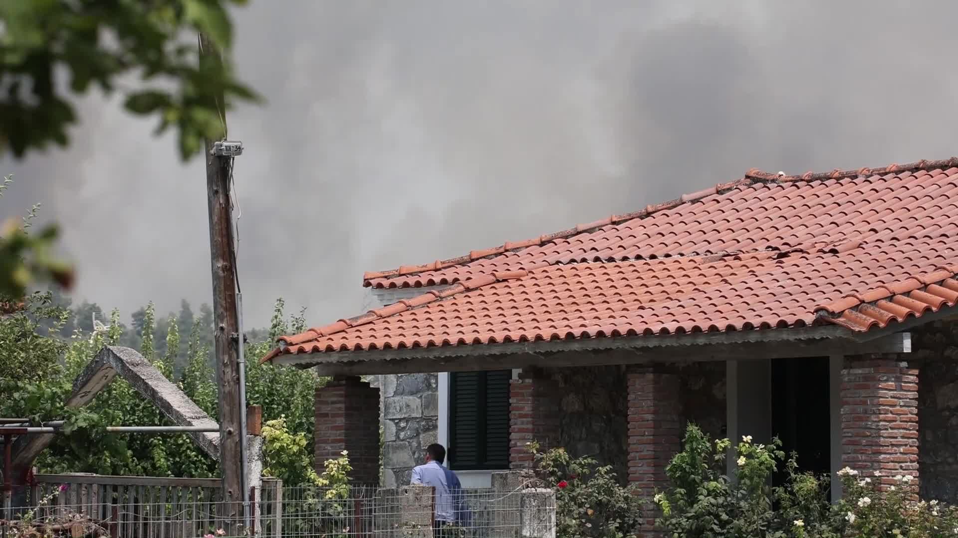 Wildfire in Evia, Greece