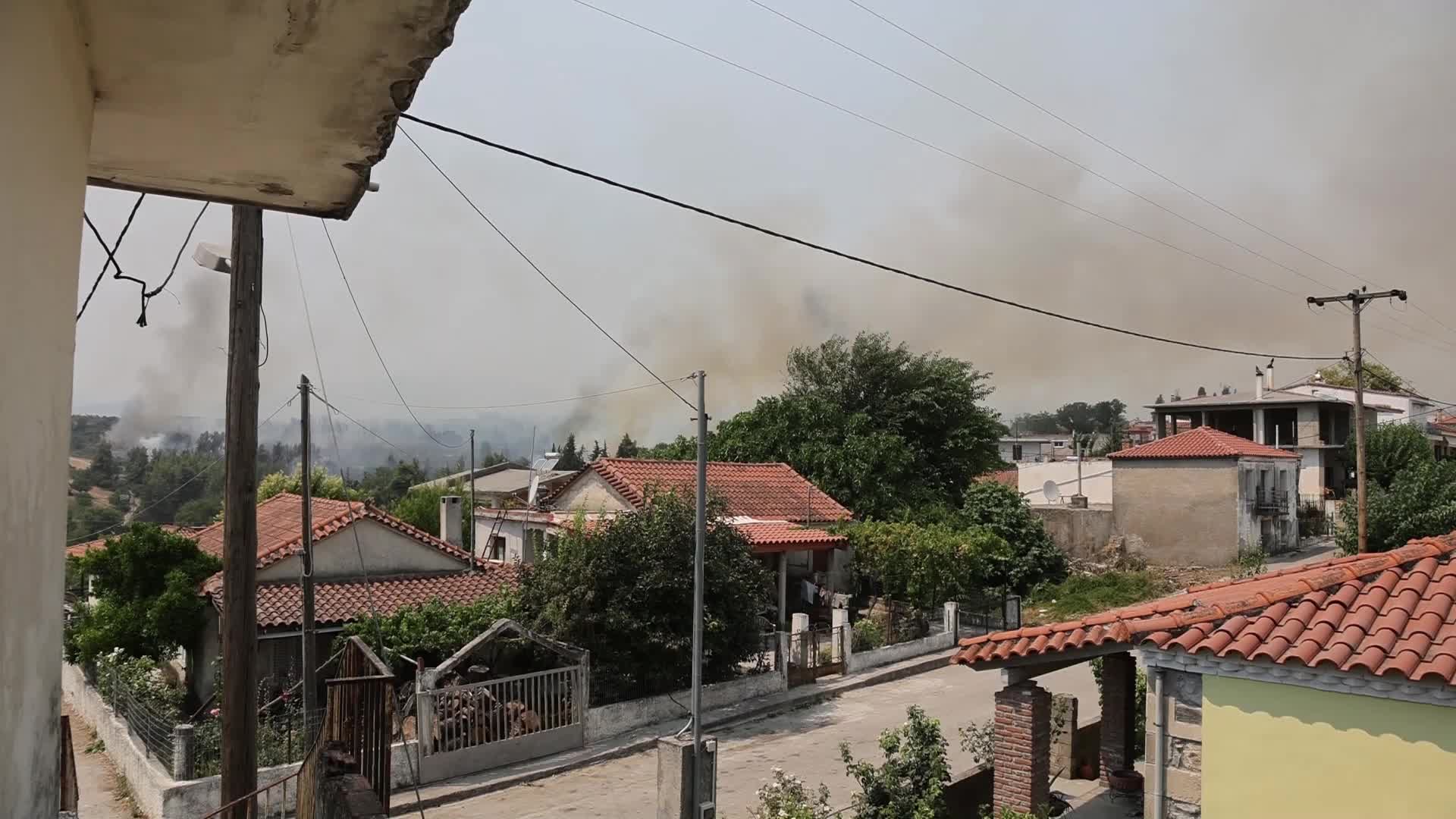 Wildfire in Evia, Greece