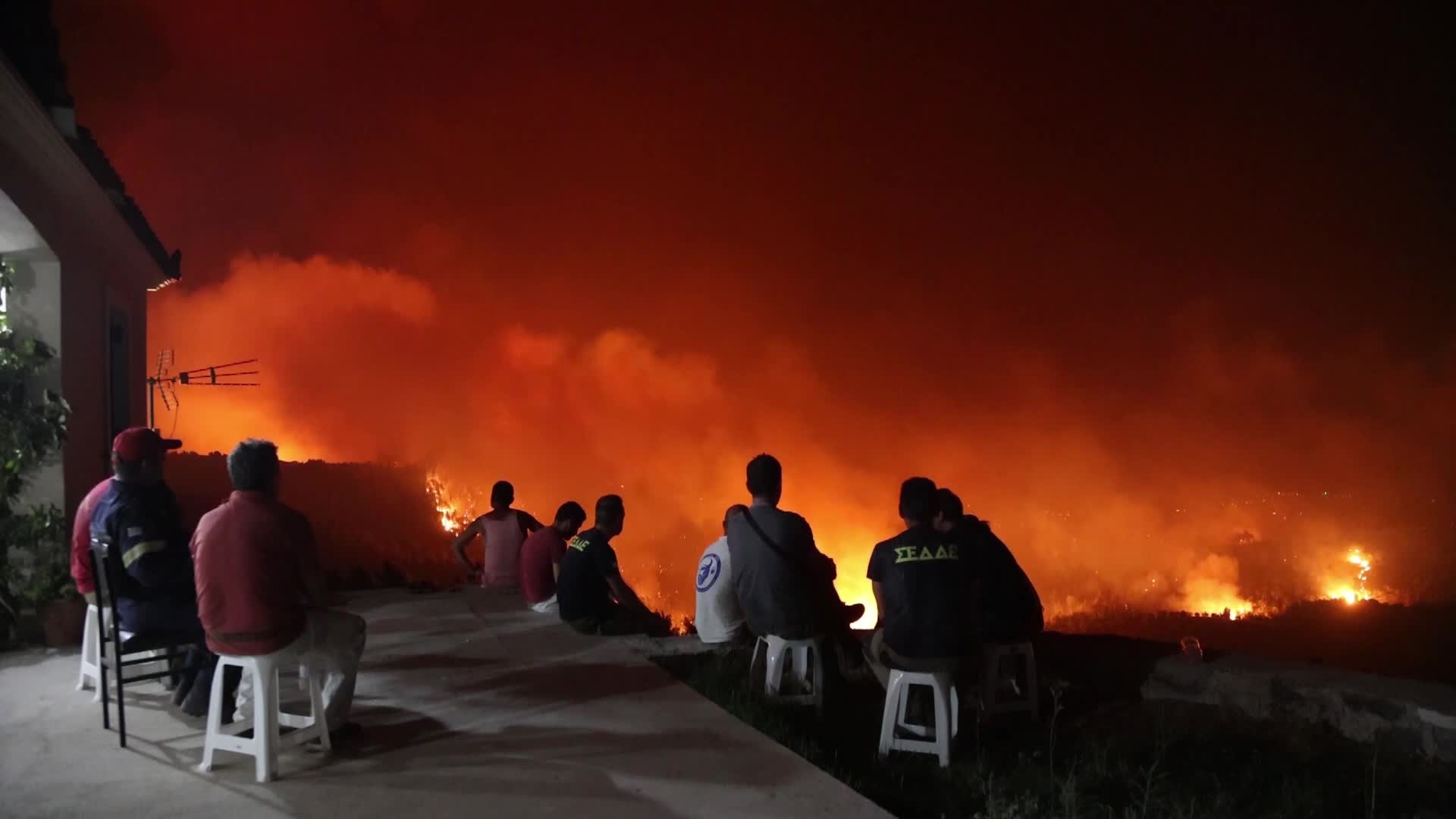 Greece battles wildfires for fourth day