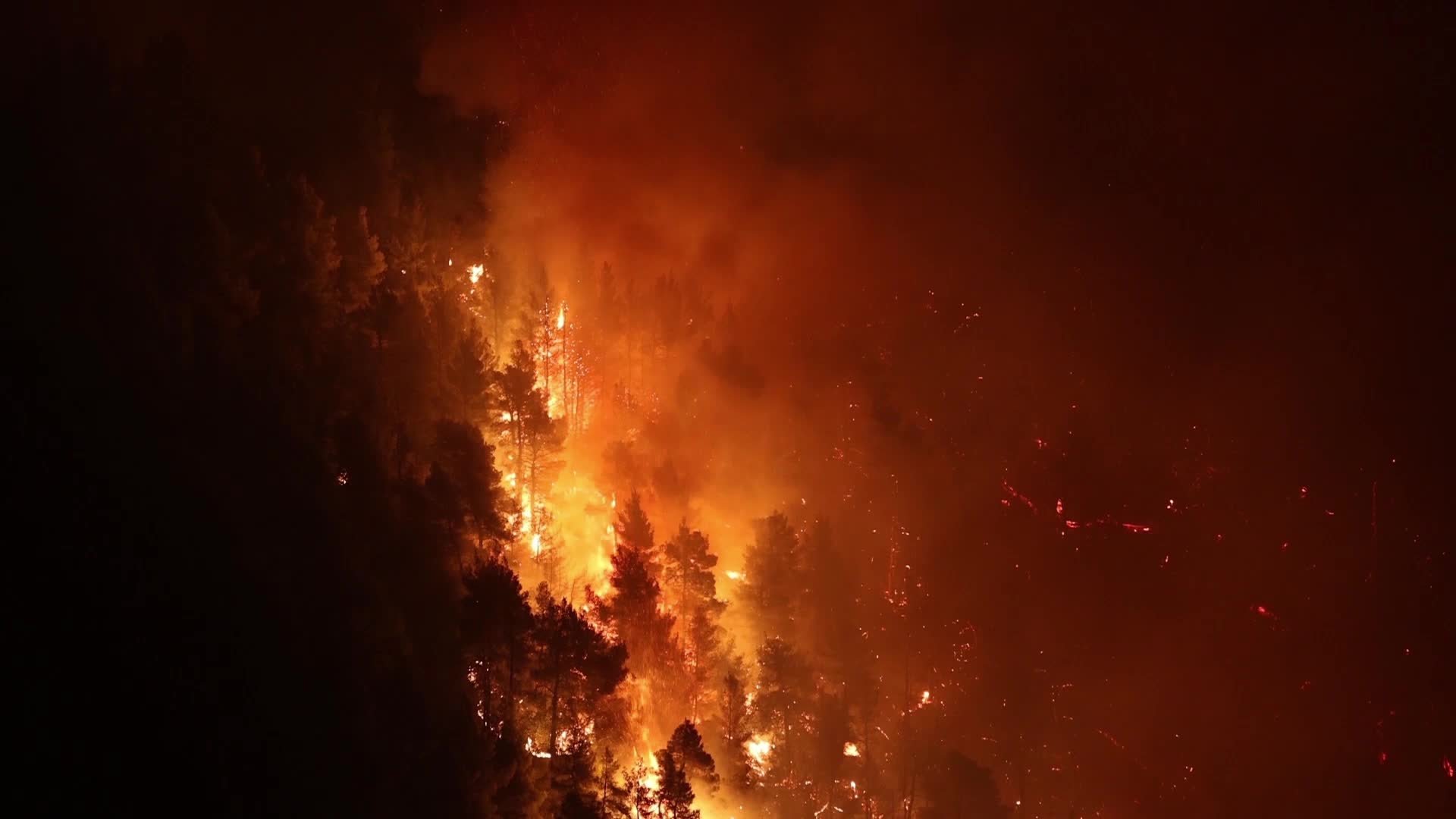 Greece battles wildfires for fourth day