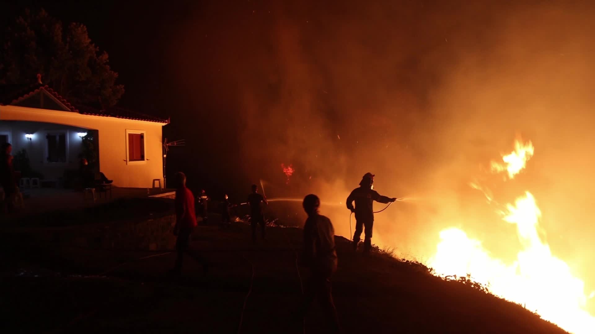 Greece battles wildfires for fourth day