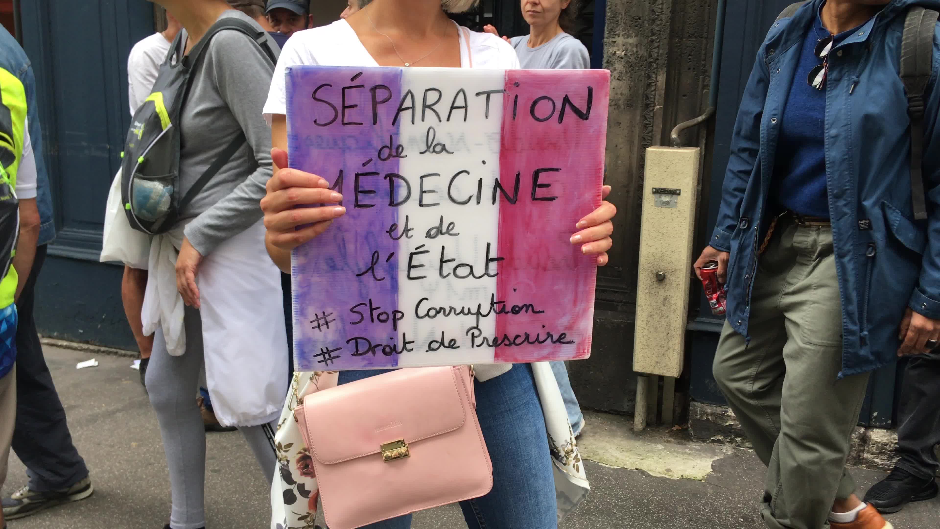 Demonstration against Covid-19 health pass in Paris
