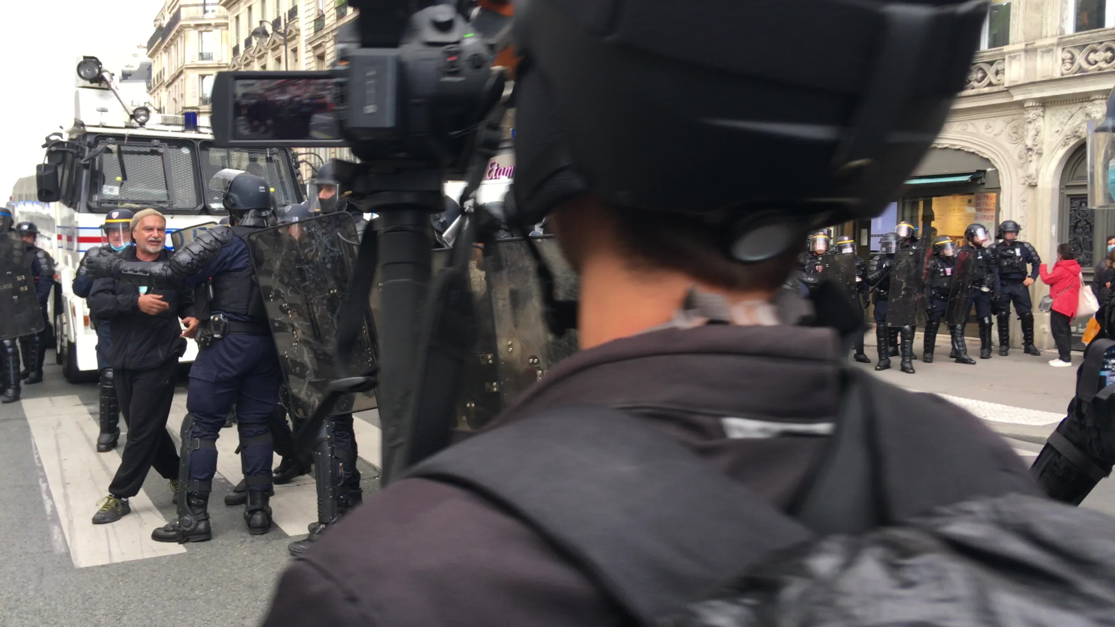 Demonstration against Covid-19 health pass in Paris