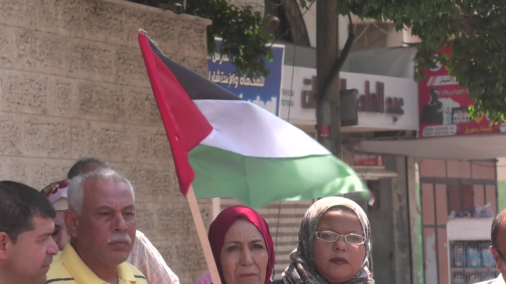 Demonstration in solidarity with palestinian prisoners in Israeli jails