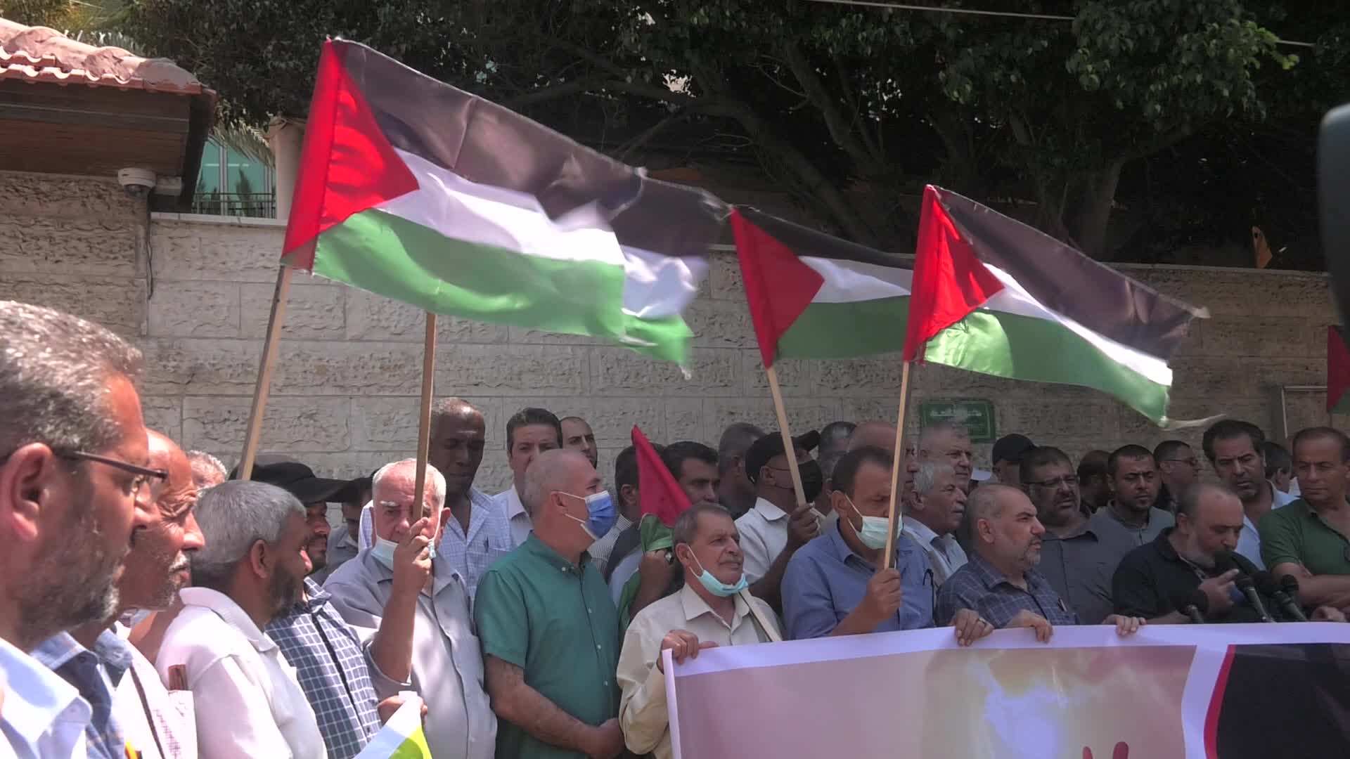 Demonstration in solidarity with palestinian prisoners in Israeli jails