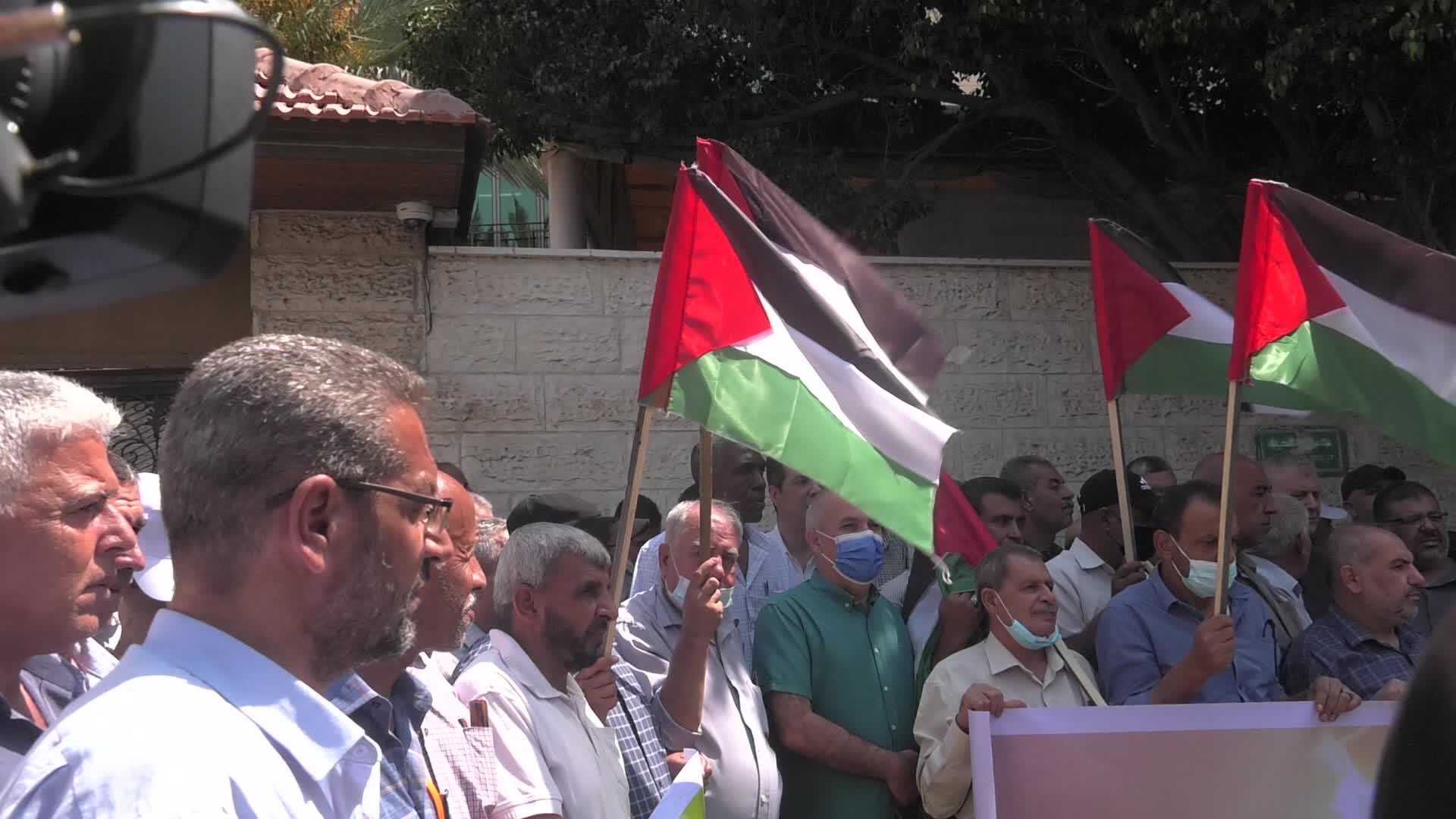 Demonstration in solidarity with palestinian prisoners in Israeli jails