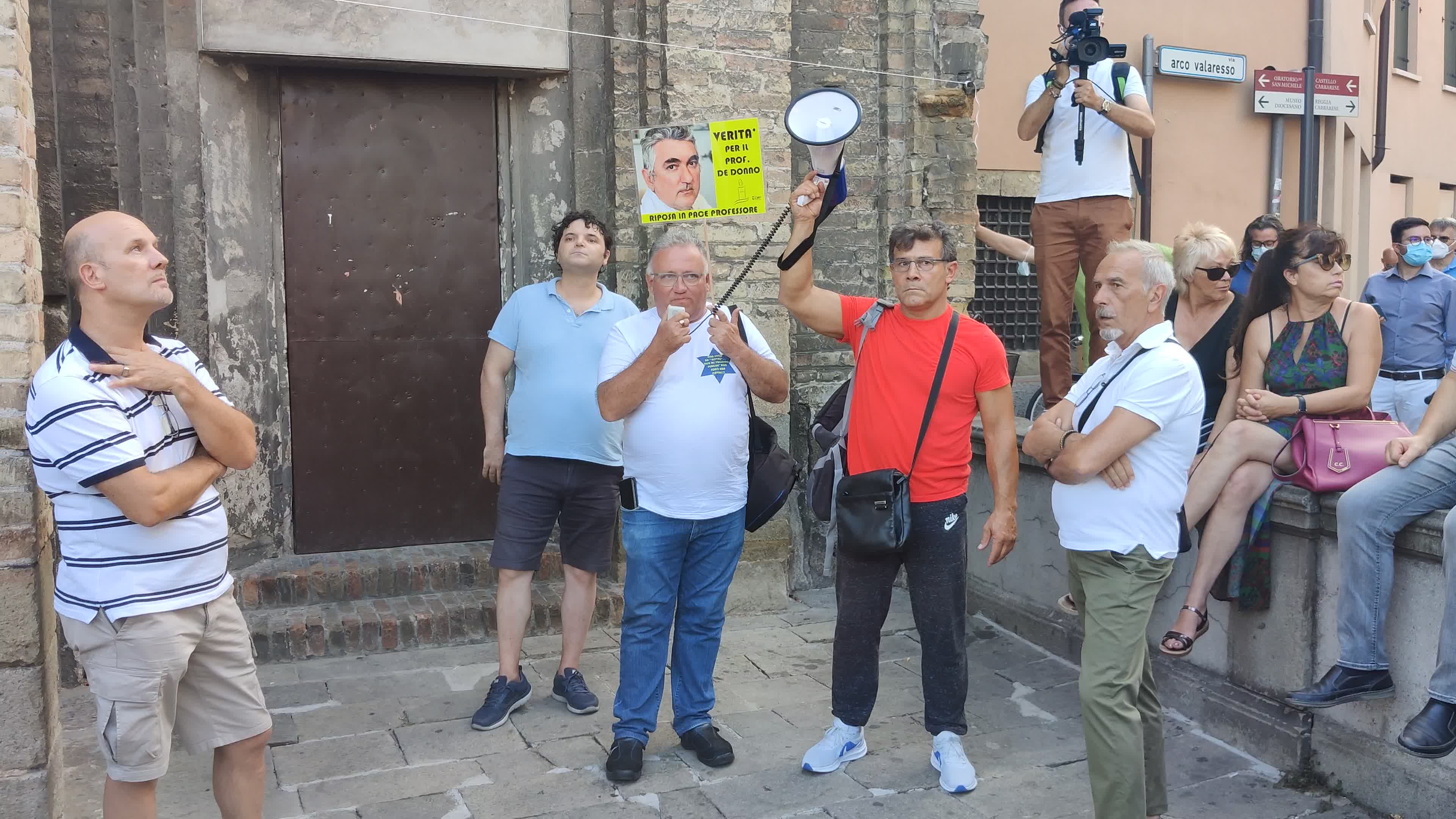 Demonstration against the "Green Pass" after it was introduces in Italy