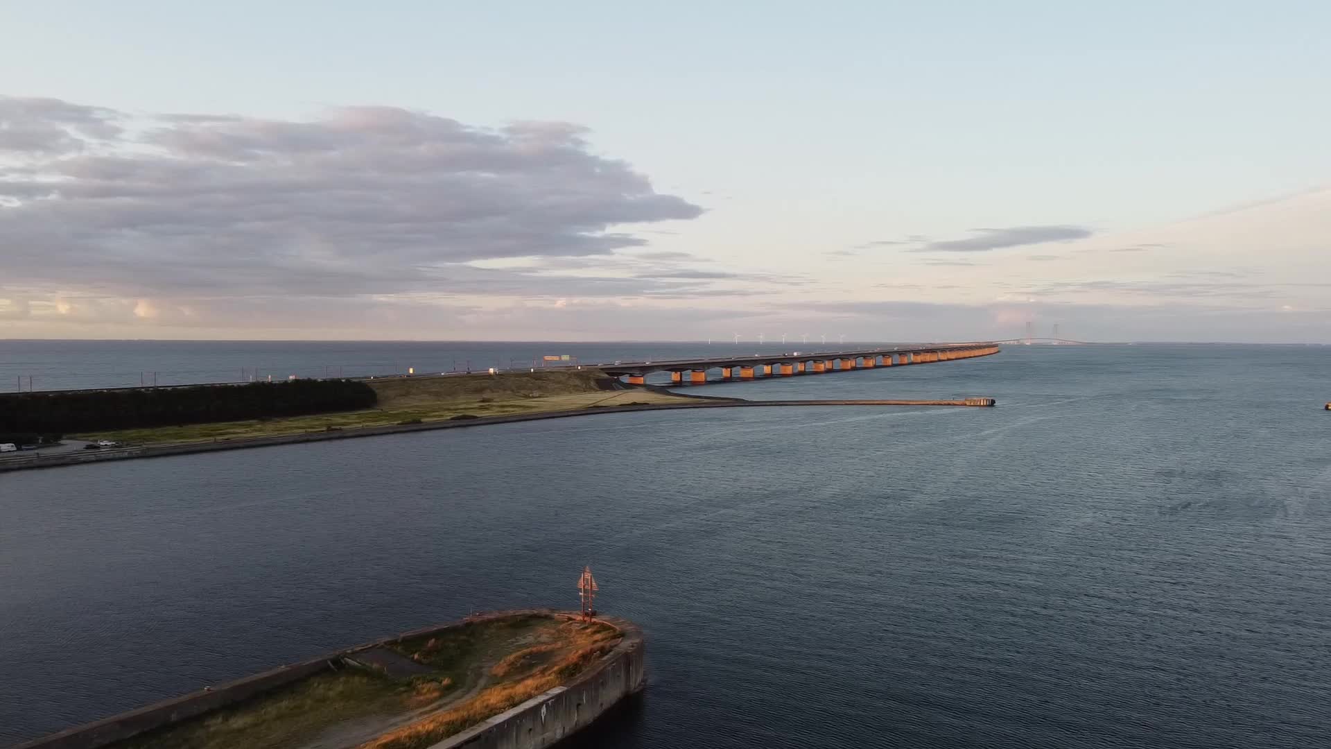 Great Belt Bridge in Denmark