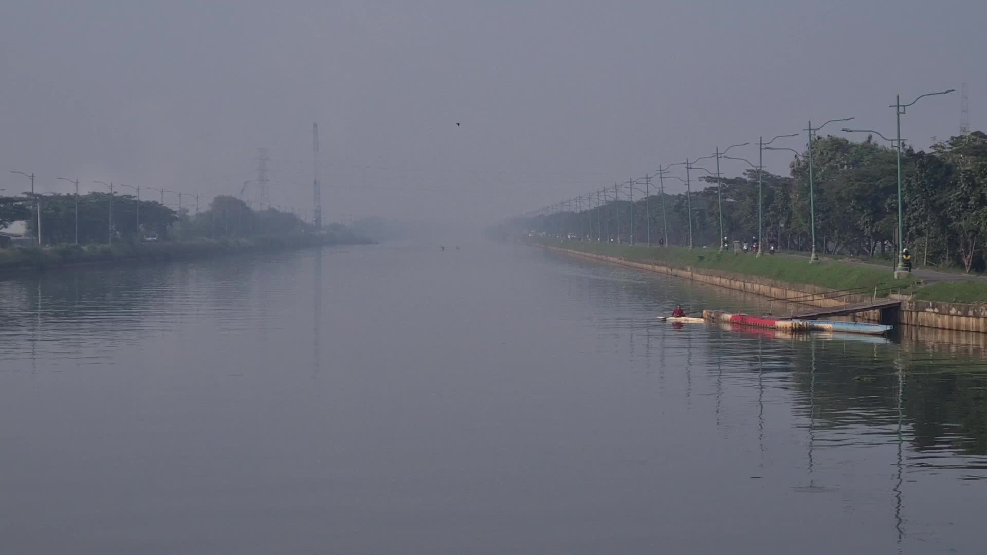 River Pollution in Jakarta, Indonesia