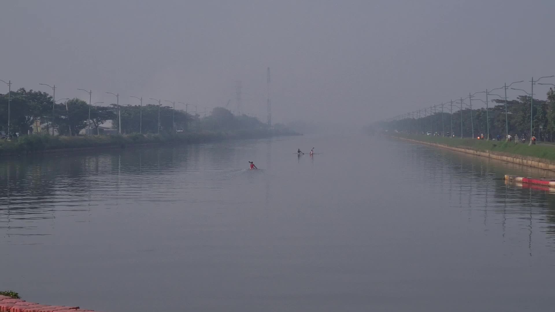 River Pollution in Jakarta, Indonesia