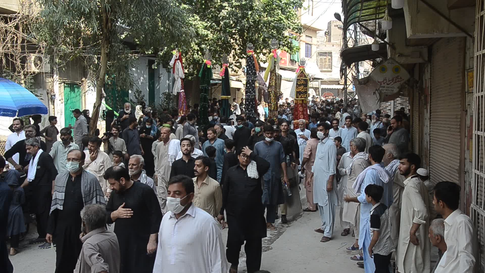 Muharram 2021 procession in Peshawar 