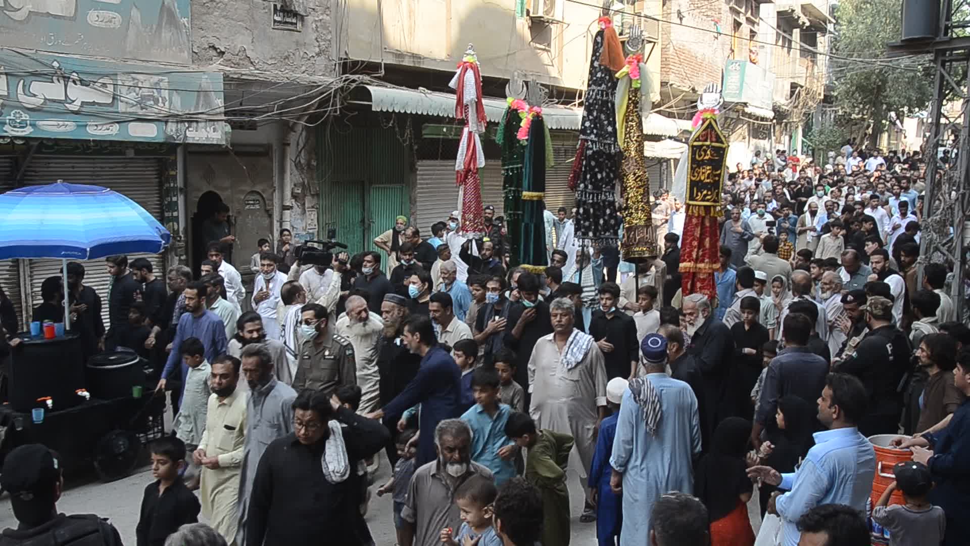 Muharram 2021 procession in Peshawar 