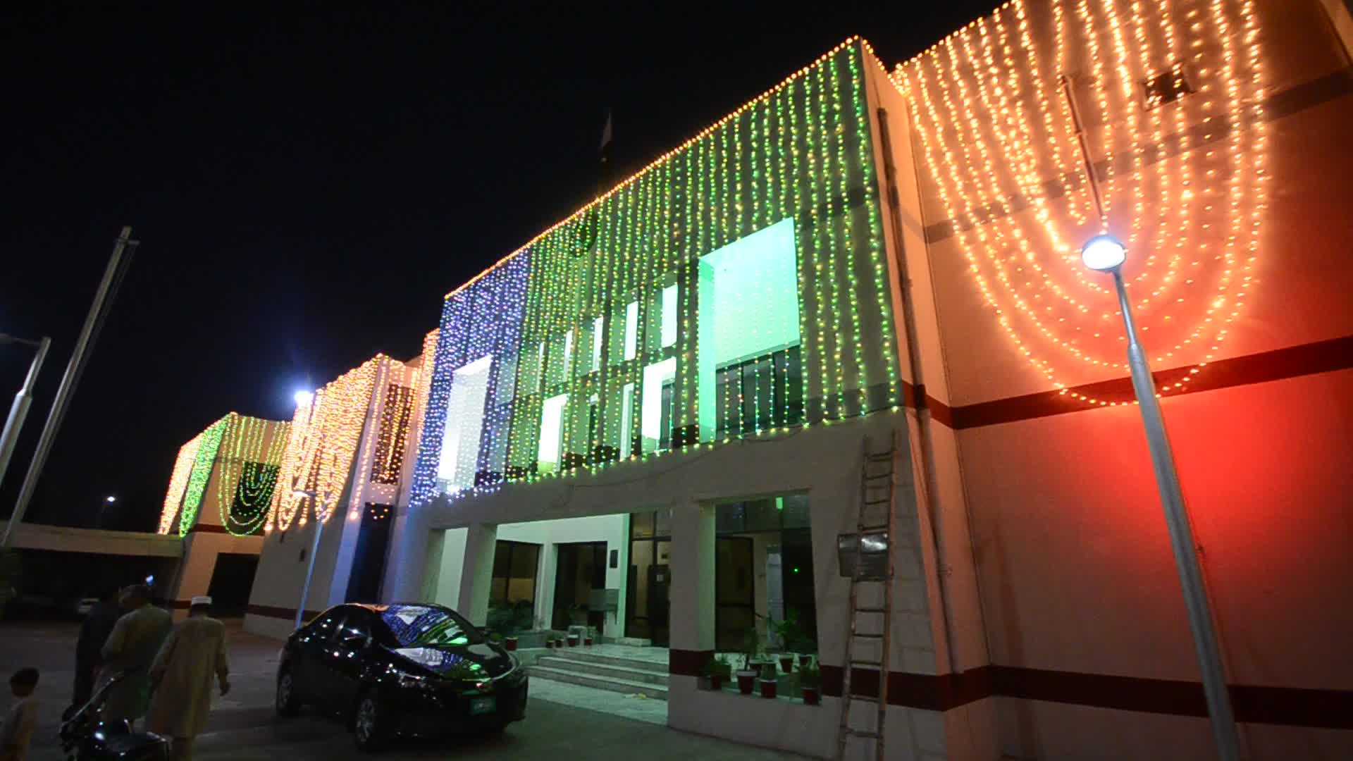 Independence Day Preparations in Peshawar 
