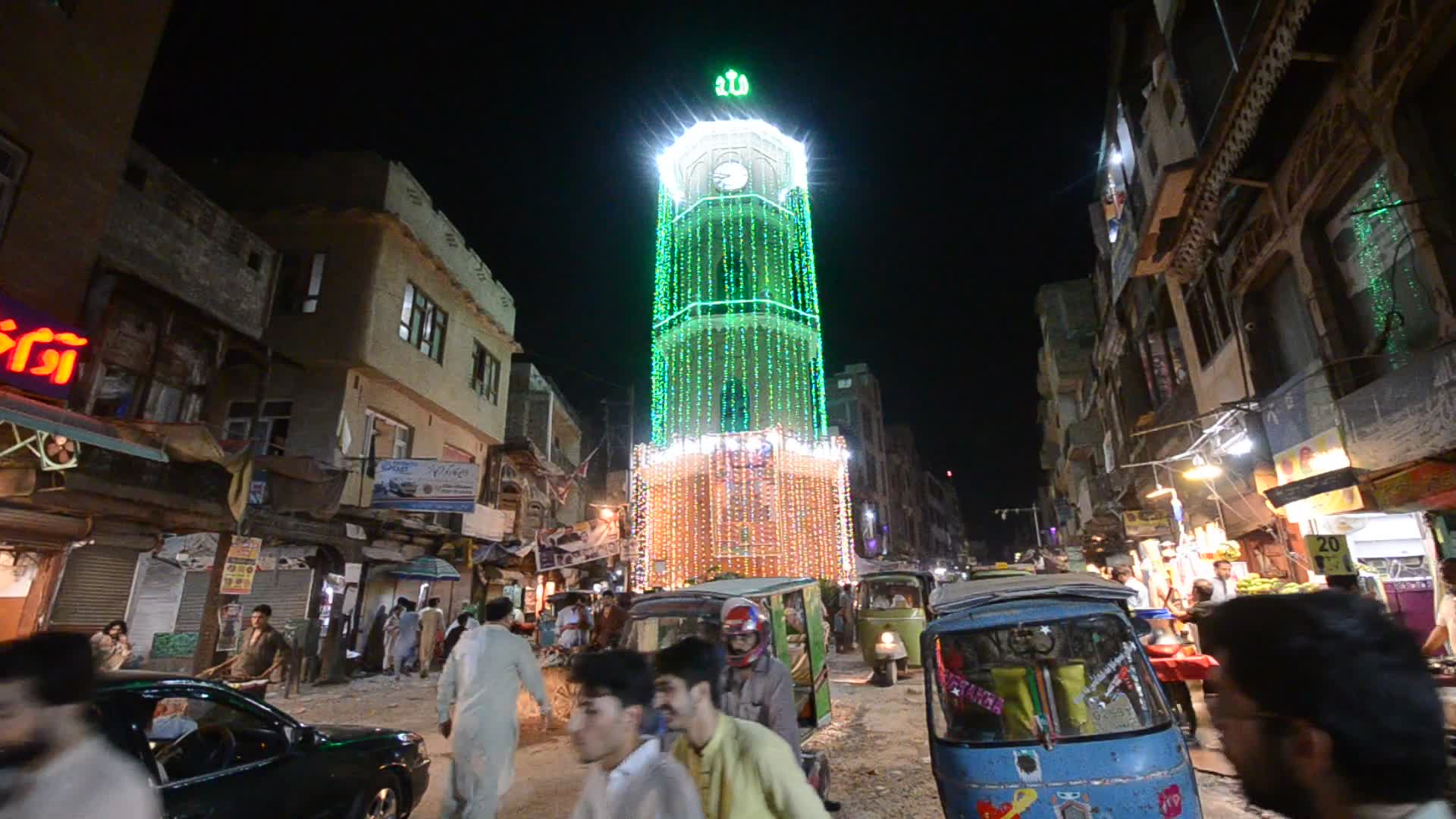 Independence Day Preparations in Peshawar 
