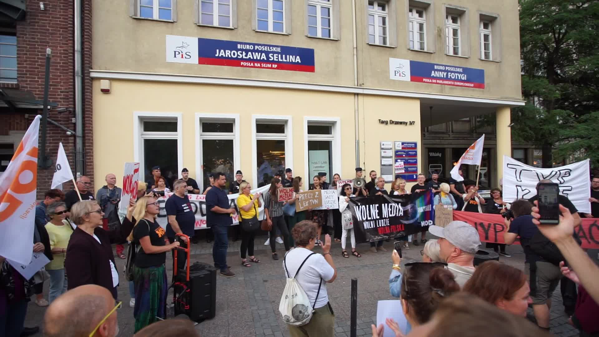 Media Freedom Protest In Gdansk, Poland