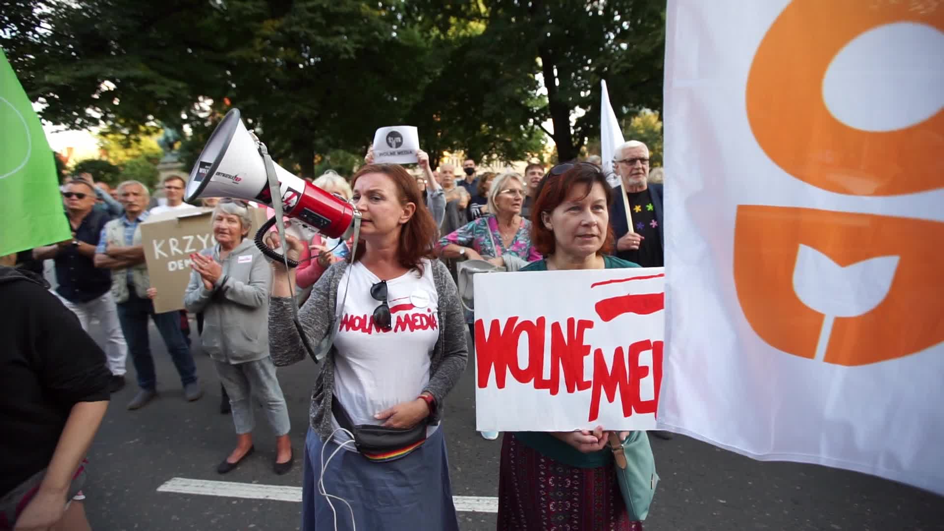 Media Freedom Protest In Gdansk, Poland