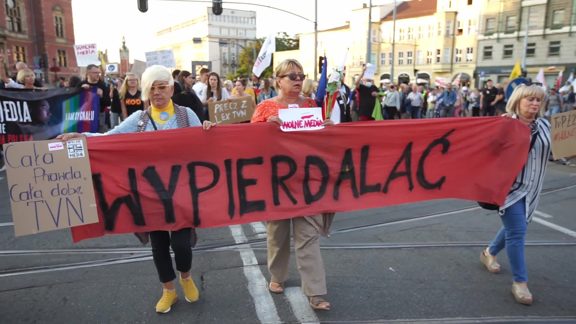 Media Freedom Protest In Gdansk, Poland