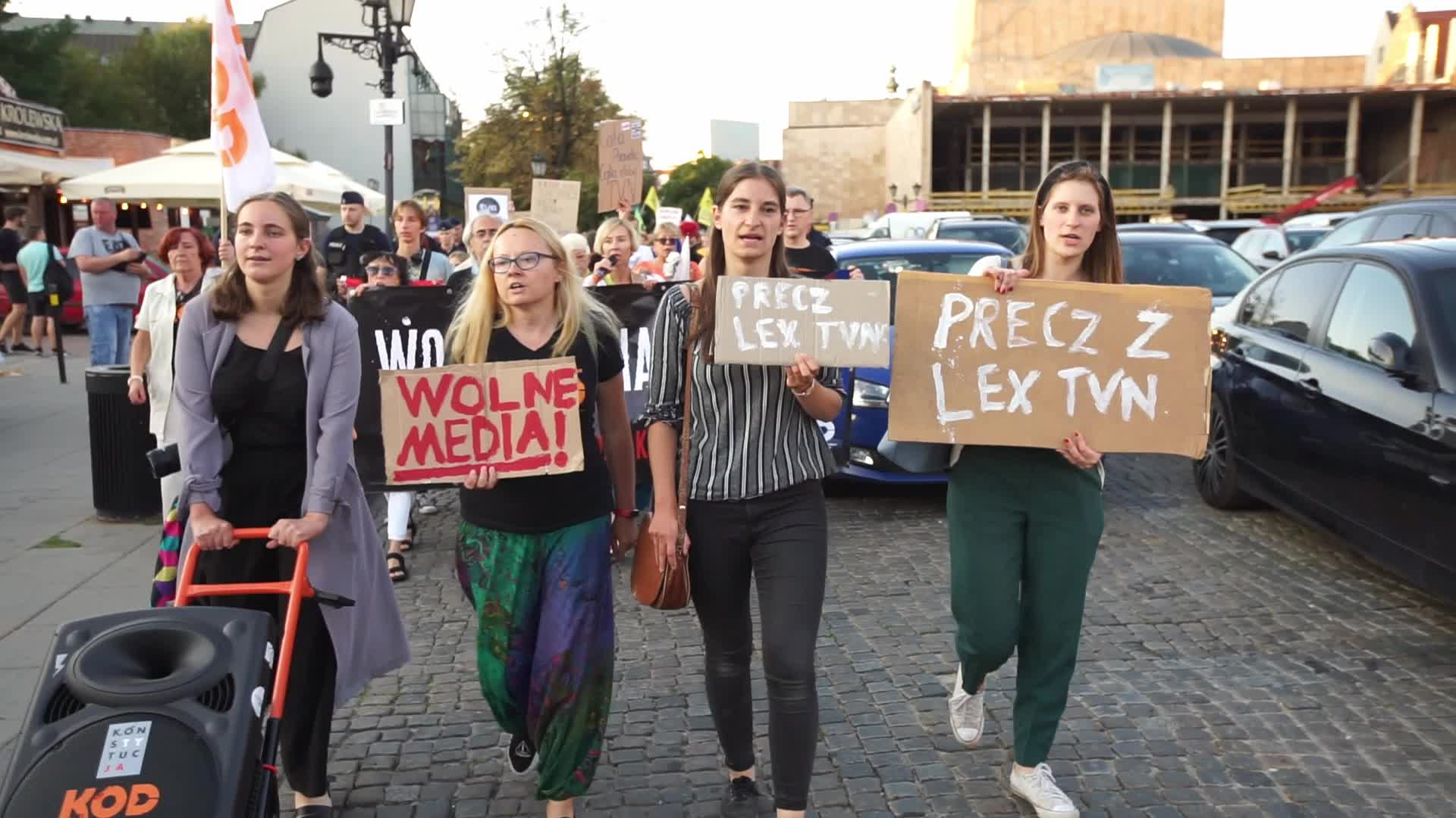Media Freedom Protest In Gdansk, Poland