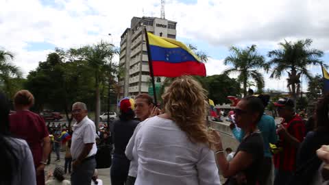 Oppostion Protest Against Maduro in Caracas
