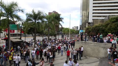 Oppostion Protest Against Maduro in Caracas