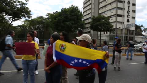 Oppostion Protest Against Maduro in Caracas
