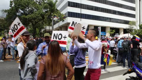 Oppostion Protest Against Maduro in Caracas
