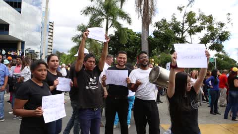 Oppostion Protest Against Maduro in Caracas